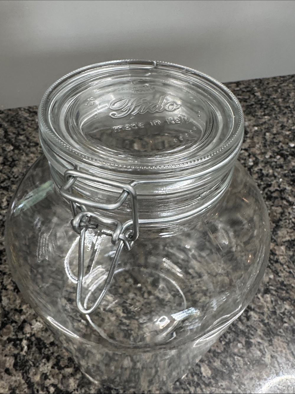 Glass Storage Jar with Airtight Clamp Lid - Clear 5L - Picture 3 of 8